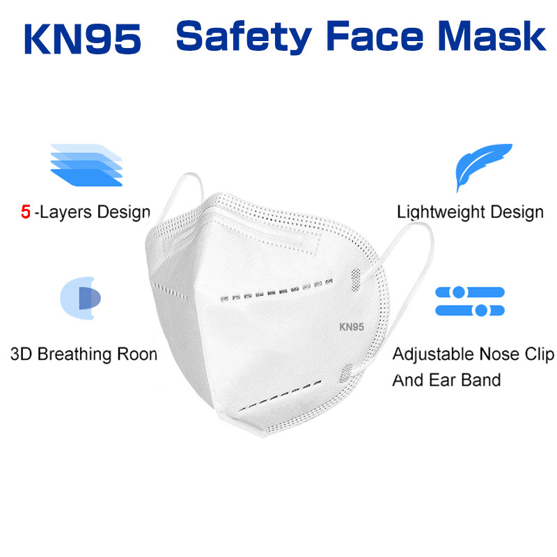 10-100PCS mascarillas FFP2 Fac - Disposable Surgical Mask recension och pris