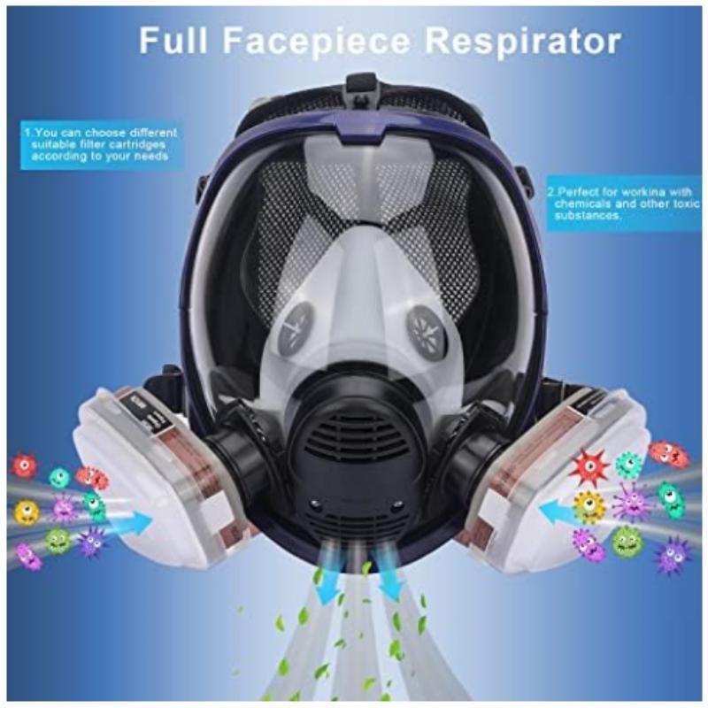 Chemical Gas Mask 6800 Dust Re - Dust Mask Construction recension och pris