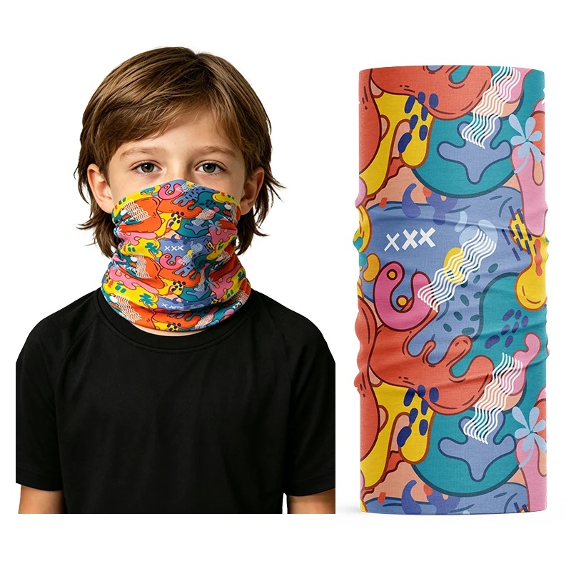 Kids Cooling Ice Silk Neck Gai - Kids Face Mask recension och pris