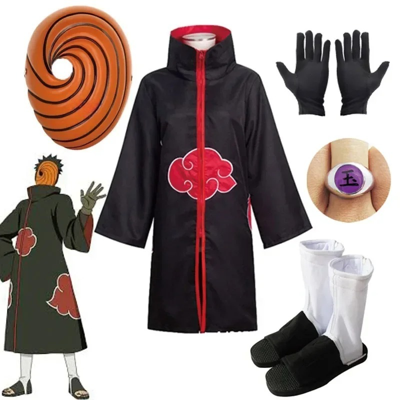 Anime Obito Cosplay Costume fo - Kids Face Mask recension och pris