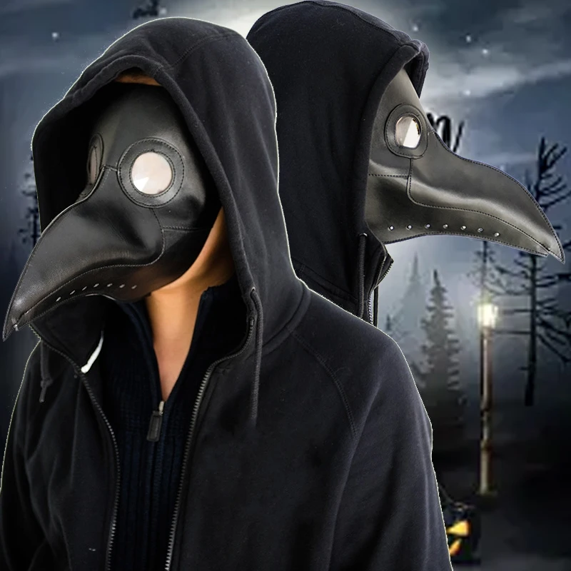 Halloween Black Rubber Plague  - Disposable Surgical Mask recension och pris